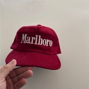 Embroidered Marlboro McLaren Red Racing Cap